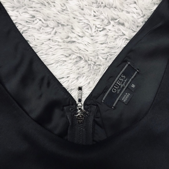 GUESS Ponte fit-and-flare dress (black) - Picture 8 of 10